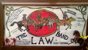 An Original piece by Artist Kip Ramey for The Law Band